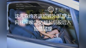 沈先森约齐逼短裤外围,穿上网袜深喉口交,翘起屁股后入抽插猛操