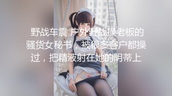  野战车震 户外野战操老板的骚货女秘书，被很多客户都操过，把精液射在她的阴蒂上