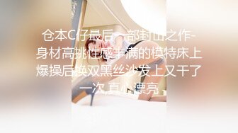 仓本C仔最后一部封山之作-身材高挑性感丰满的模特床上爆操后换双黑丝沙发上又干了一次,真心漂亮