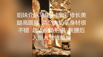 姐妹介绍马尾小姐姐  修长美腿高跟鞋  两个大奶子身材很不错  超近视角拍摄  扶腰后入侧入激情爆操