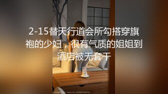 2-15替天行道会所勾搭穿旗袍的少妇，很有气质的姐姐到酒店被无套干